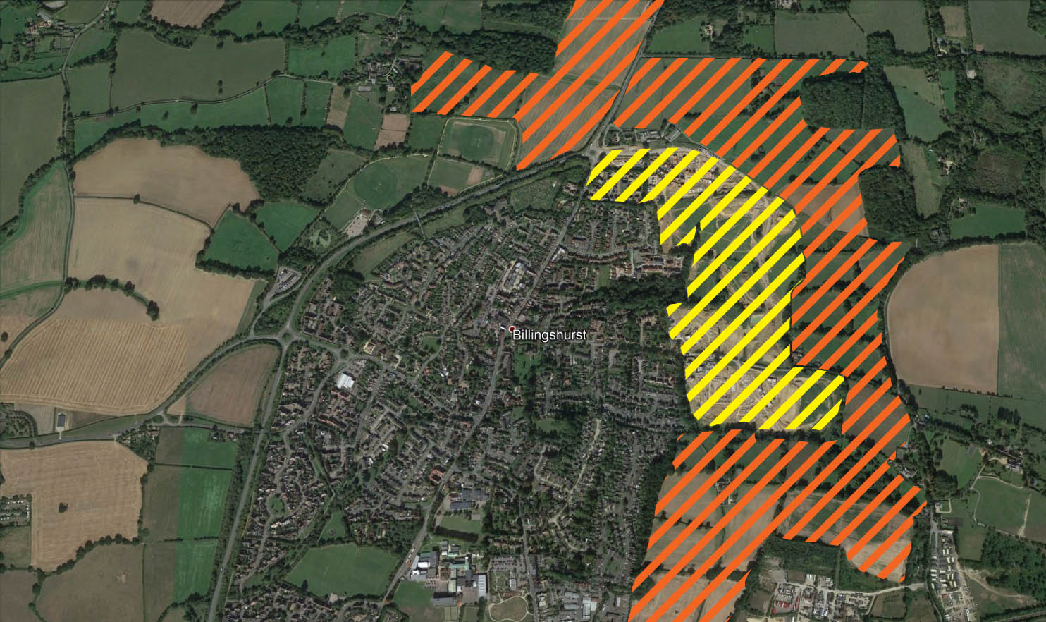 Billingshurst map