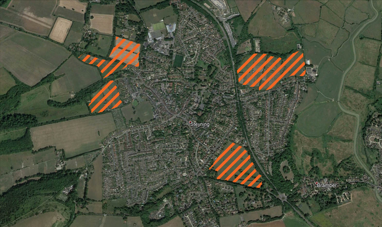 Steyning map