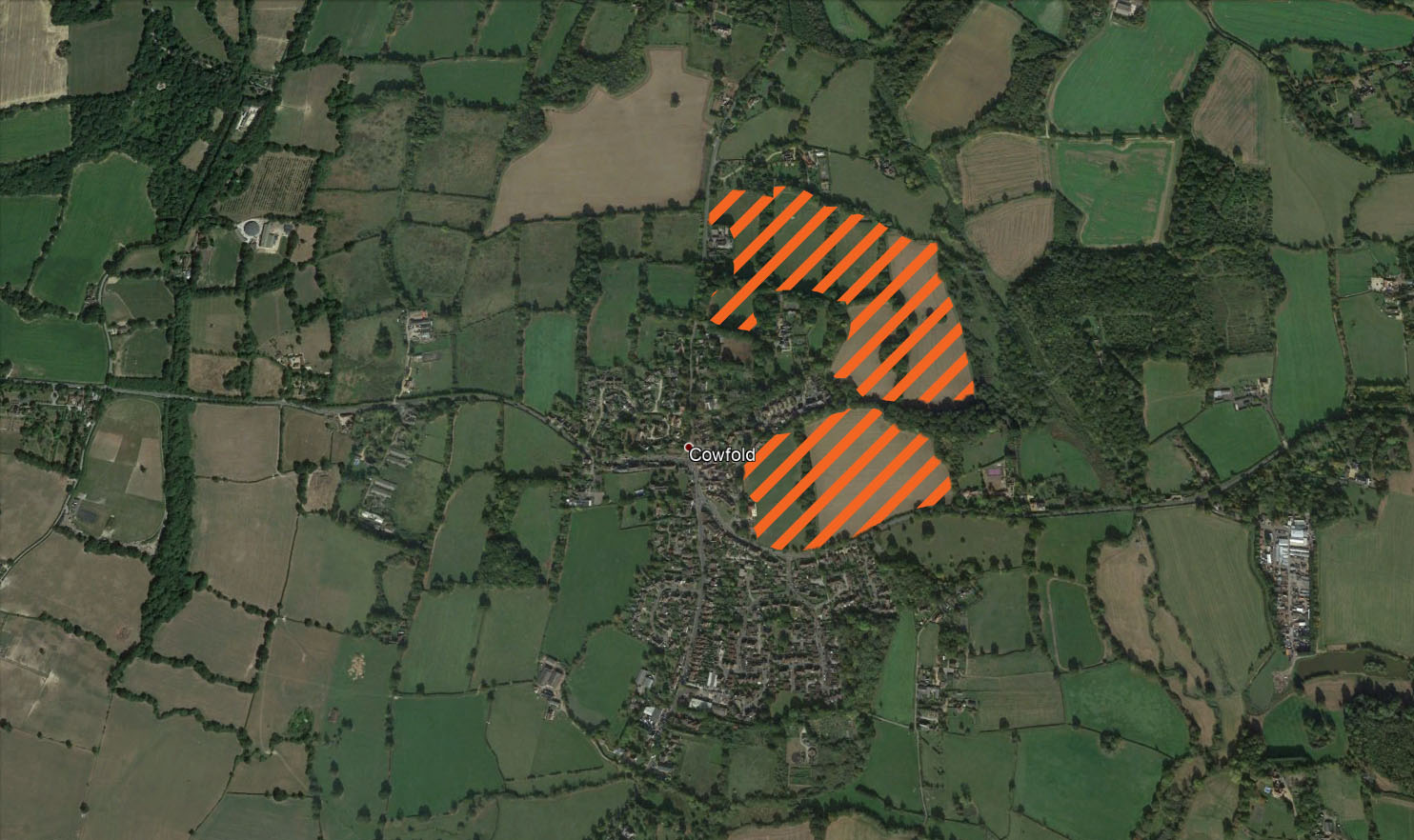 Cowfold map