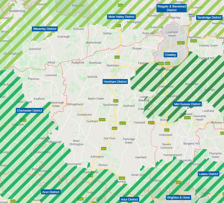 Districts map